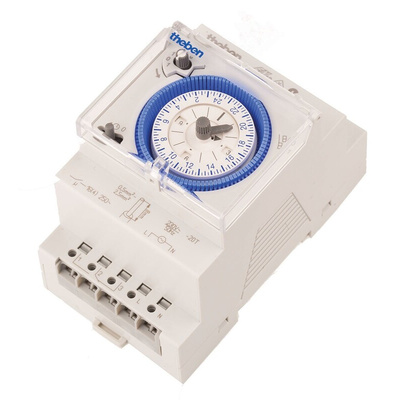 Theben Analogue DIN Rail Time Switch 230 V ac, 1-Channel