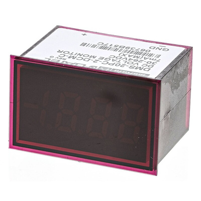 Murata Power Solutions Digital Voltmeter DC, LED Display 3, 3.5-Digits ±2 V