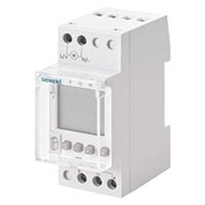 Siemens Digital DIN Rail Time Switch 24 V ac/dc, 1-Channel
