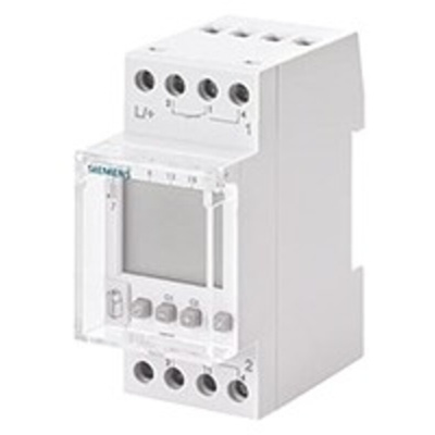 Siemens Digital DIN Rail Time Switch 24 V ac/dc, 2-Channel