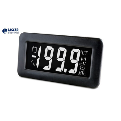 Lascar DPM750S-EB Series Digital Voltmeter DC, LCD Display 3.5-Digits ±0.1 %