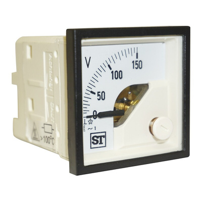 Sifam Tinsley Sigma Series Analogue Voltmeter AC, 45 x 45 mm