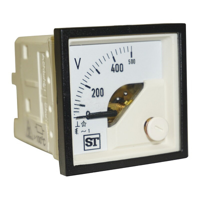 Sifam Tinsley Sigma Series Analogue Voltmeter AC, 45 x 45 mm