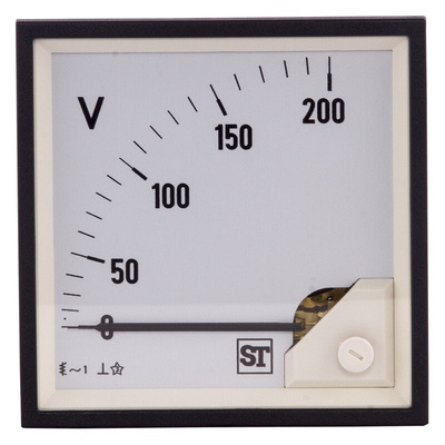 Sifam Tinsley Sigma Series Analogue Voltmeter AC, 92 x 92 mm