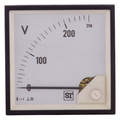 Sifam Tinsley Sigma Series Analogue Voltmeter AC, 92 x 92 mm