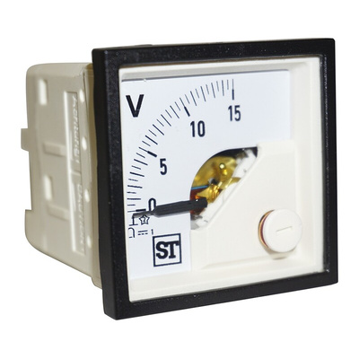 Sifam Tinsley Sigma Series Analogue Voltmeter DC, 45 x 45 mm