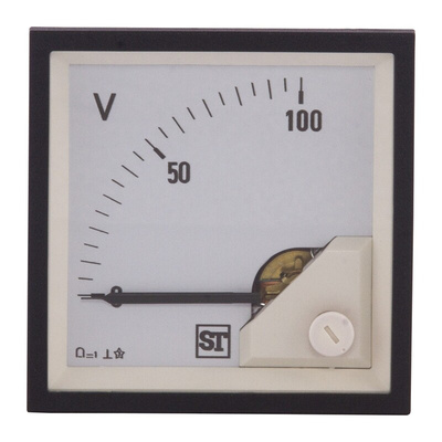 Sifam Tinsley Sigma Series Analogue Voltmeter DC, 45 x 45 mm