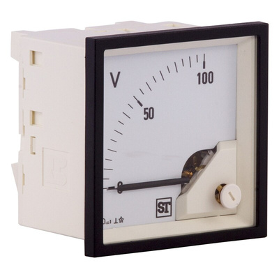 Sifam Tinsley Sigma Series Analogue Voltmeter DC, 68 x 68 mm