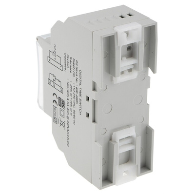 RS PRO Digital Pulse Switch DIN Rail Time Switch 110 → 240 V ac, 1-Channel