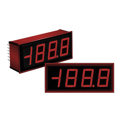 Murata Power Solutions DMS-30PC Series Digital Voltmeter DC, LED Display 3.5-Digits ±3 %