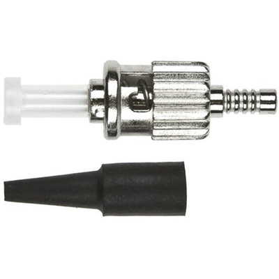 RS PRO, ST, PC Multimode Simplex Fibre Optic Connector 127μm Fibre Size, 0.3dB Insertion Loss