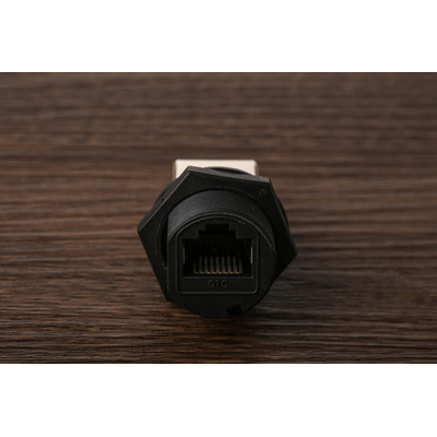 RS PRO 2-Port RJ45 Female Coupler, Shielded