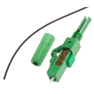 RS PRO, LC, APC Single Mode Simplex Fibre Optic Connector 9/125μm Fibre Size, ≤ 0.4dB Insertion Loss