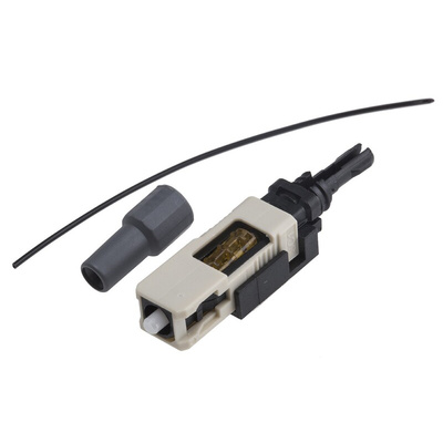 RS PRO, SC, PC Multimode Simplex Fibre Optic Connector, OM1 62.5/125μm Fibre Size, 0.5dB Insertion Loss