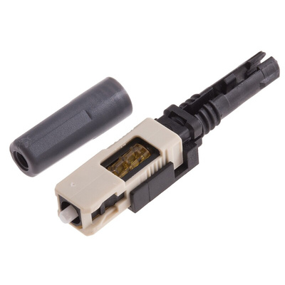 RS PRO, SC, PC Multimode Simplex Fibre Optic Connector, OM3 50/125μm Fibre Size, 0.5dB Insertion Loss