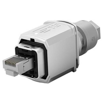 TE Connectivity 1-2120864 Series Male RJ45 Connector, Cable Mount, Cat6a