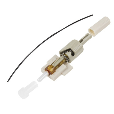 RS PRO, ST, PC Multimode Simplex Fibre Optic Connector 62.5/125μm Fibre Size, 0.5dB Insertion Loss