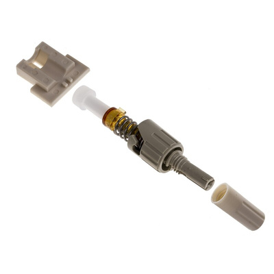 RS PRO, ST, PC Multimode Simplex Fibre Optic Connector 50/125μm Fibre Size, 0.5dB Insertion Loss