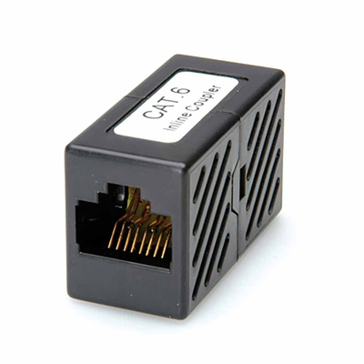 Roline 2-Port RJ45 Modular Coupler, Cat6, UTP