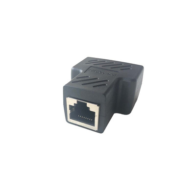 RS PRO 2-Port RJ45 Female 2 Way Splitter Adapter, Shielded