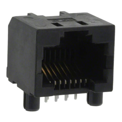 Amphenol ICC RJHSE Series Male RJ45 Connector, Through Hole, Cat5