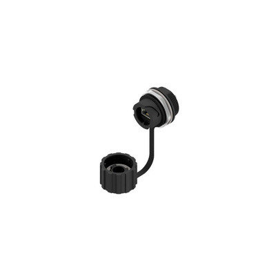 CONEC 17 Series Single-Port RJ45 Receptacle & Cover Assembly Kit, Cat5e, Shielded