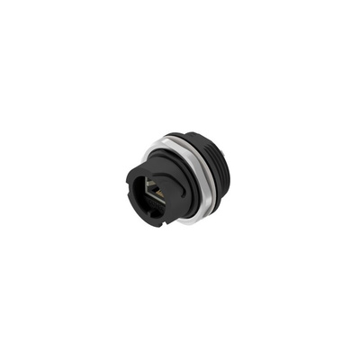 CONEC 17 Series Single-Port RJ45 Receptacle Assembly Kit, Cat5e, Shielded