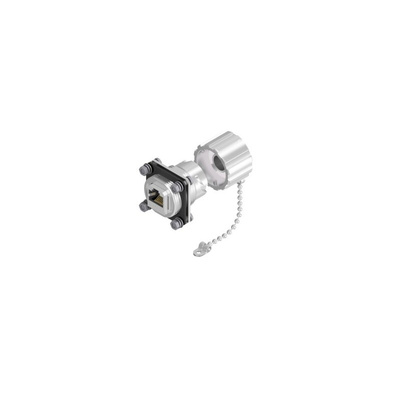 CONEC 17 Series Single-Port RJ45 Receptacle Assembly Kit, Cat6a, Shielded