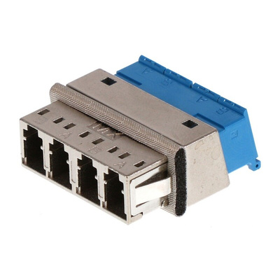 Molex 1061230500 LC Multimode, Single Mode Duplex Fibre Optic Adapter
