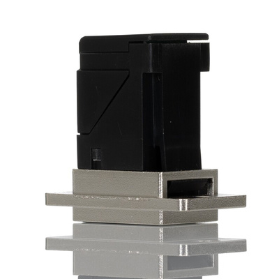 RS PRO Single-Port RJ45 Female Feedthrough Ethernet Connector, Cat6, Unshielded
