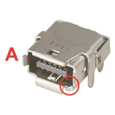 HARTING IX Industrial Series Female Ethernet Connector, PCB Mount, Cat6a