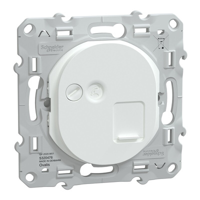 Ovalis C Series Series Socket RJ45 Socket, Flush Mount, Cat6