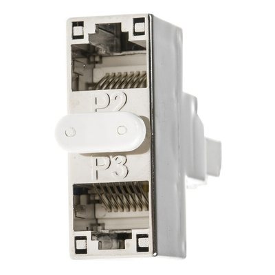 Decelect Forgos 3-Port RJ45 Female, RJ45 Male Splitter, Cat5e