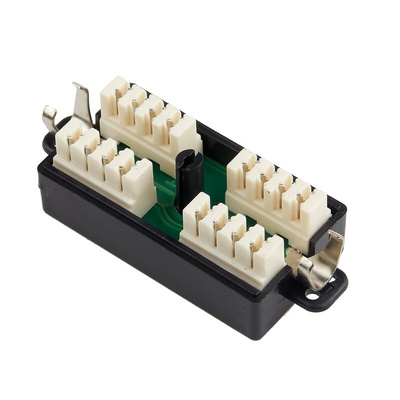 RS PRO 2-Port Punch Down Wiring Box, Cat5, STP