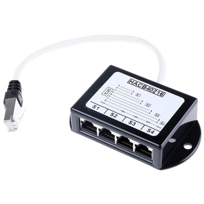 Decelect Forgos 4-Port RJ45 Splitter, FTP