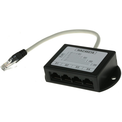 Decelect Forgos 4-Port RJ45 Splitter, UTP