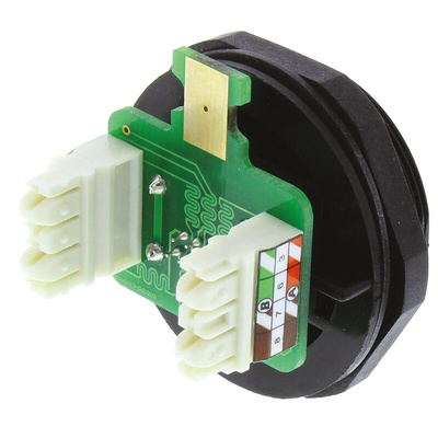 Bulgin Buccaneer Series Single-Port RJ45 Coupler, Cat5e, Shielded