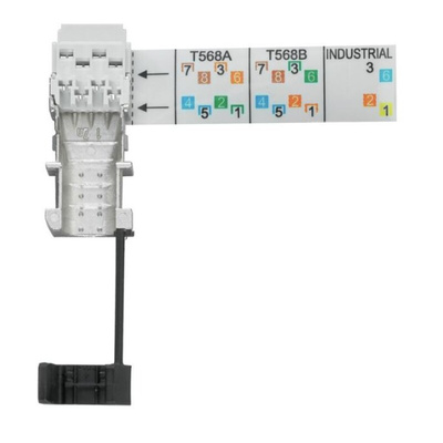 Weidmuller Single-Port RJ45 Field Installation Plug, Cat6a, STP