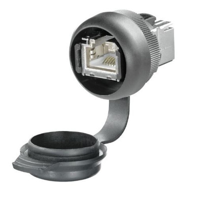 Weidmuller 2-Port RJ45 Coupler, Cat6a, STP