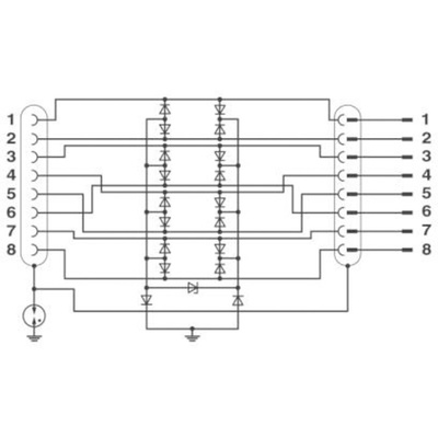 Phoenix Contact D-LAN-CAT.5E-U Series RJ45 Female Adapter, Cat5e