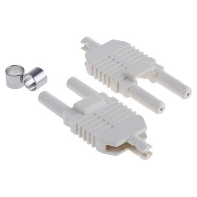 Broadcom, HFBR, POF Duplex Fibre Optic Connector 1mm Fibre Size