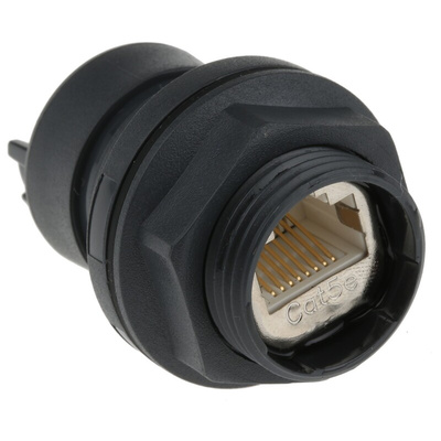 Bulgin Buccaneer Series 2-Port RJ45 Socket Coupler, Cat5e, STP