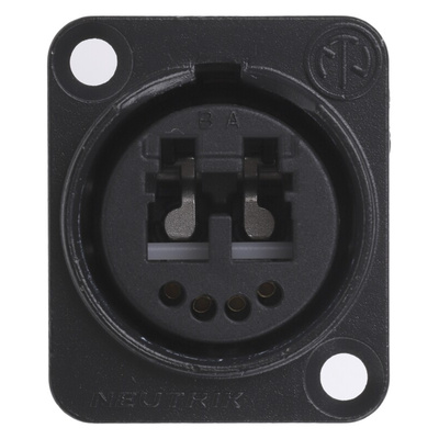 Neutrik, opticalCON, LC, APC, PC Multimode, Single Mode Duplex Fibre Optic Connector, 0.5dB Insertion Loss