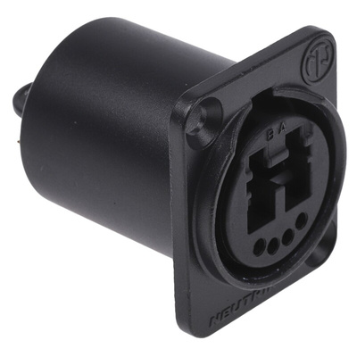 Neutrik, opticalCON, LC, APC, PC Multimode, Single Mode Duplex Fibre Optic Connector, 0.5dB Insertion Loss