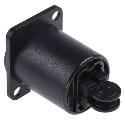 Neutrik, opticalCON, LC, APC, PC Multimode, Single Mode Duplex Fibre Optic Connector, OM3 50/125, 9/125 Fibre Size,