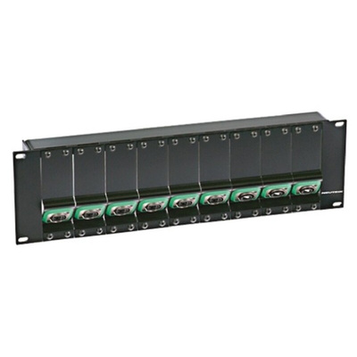 Neutrik Panel Frame, OpticalCON for use with OpticalCON 19 in Z-Panels