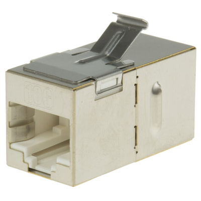 MH Connectors MH3101 Series Single-Port RJ45 Coupler, Cat6a, STP