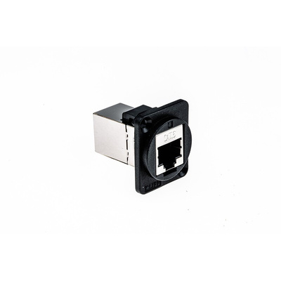 RS PRO RJ45 Coupler, Cat6, Shielded