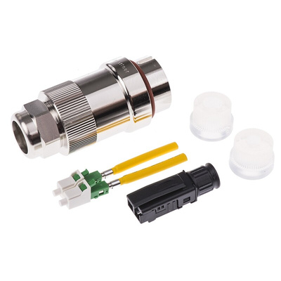 Telegartner J68070A0001 LC Singlemode Duplex Fibre Optic Adapter, 0.5dB Insertion Loss