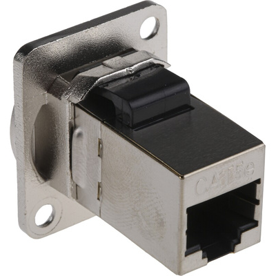 RS PRO RJ45 Feedthrough Connector, Cat5e, FTP